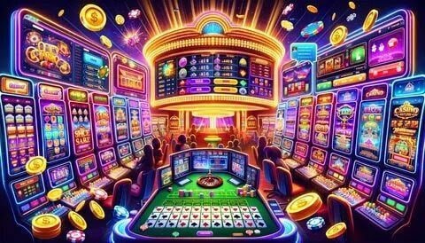Ruang hiburan olahraga dan kasino virtual
